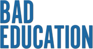 Logo of Bad Education image size 1822x976