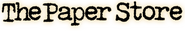 Logo of The Paper Store image size 4319x735