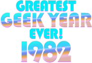 Logo of Greatest Geek Year Ever! 1982 image size 659x451