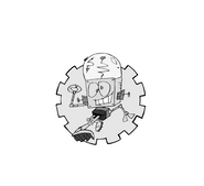 Logo of Whatever Happened to... Robot Jones? image size 1372x1255