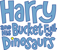 Logo of Harry and His Bucket Full of Dinosaurs image size 1100x964