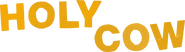 Logo of Holy Cow image size 1486x414