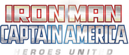 Logo of Iron Man & Captain America: Heroes United image size 1438x620