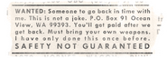 Logo of Safety Not Guaranteed image size 512x178