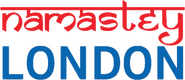 Logo of Namastey London image size 1192x514