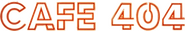 Logo of Café 404 image size 1425x238