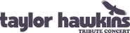Logo of Taylor Hawkins Tribute Concert image size 4296x1094