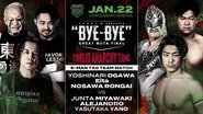 Backdrop of NOAH: Great Muta Final "BYE-BYE" image size 3840x2160