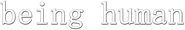 Logo of Being Human image size 790x130