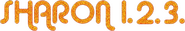 Logo of Sharon 1.2.3. image size 1053x176