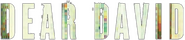 Logo of Dear David image size 991x216