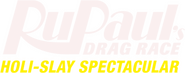 Logo of RuPaul's Drag Race Holi-Slay Spectacular image size 1268x497