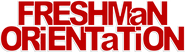 Logo of Freshman Orientation image size 2027x573