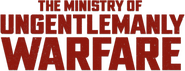 Logo of The Ministry of Ungentlemanly Warfare image size 1185x455