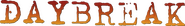 Logo of Day Break image size 781x109