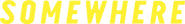 Logo of Somewhere image size 902x115