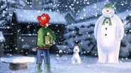 Le bonhomme de neige et le petit chien wallpaper 