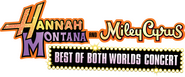 Logo of Hannah Montana & Miley Cyrus: Best of Both Worlds Concert image size 1916x794