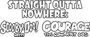 Logo of Straight Outta Nowhere: Scooby-Doo! Meets Courage the Cowardly Dog image size 1484x620