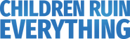 Logo of Children Ruin Everything image size 4306x1297
