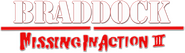 Logo of Braddock: Missing in Action III image size 788x224
