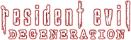 Logo of Resident Evil: Degeneration image size 790x245