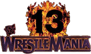 Logo of WWE WrestleMania 13 image size 369x221