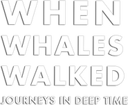 Logo of When Whales Walked: Journeys in Deep Time image size 360x293