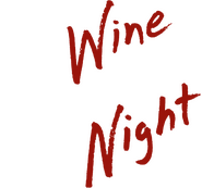 Logo of Red Wine in the Dark Night image size 1294x1211