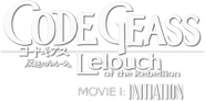 Logo of Code Geass: Lelouch of the Rebellion I - Initiation image size 597x298