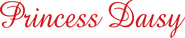 Logo of Princess Daisy image size 1392x287