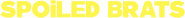 Logo of Spoiled Brats image size 1276x124