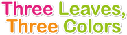 Logo of Three Leaves, Three Colors image size 787x217