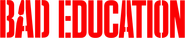 Logo of Bad Education image size 1106x225