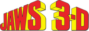 Logo of Jaws 3-D image size 784x274