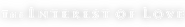Logo of The Interest of Love image size 1400x207