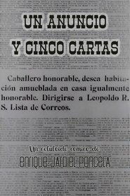 poster Un anuncio y cinco cartas