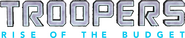 Logo of Troopers: Rise of the Budget image size 1198x243