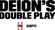 Logo of Deion's Double Play image size 2327x1293