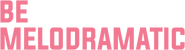 Logo of Be Melodramatic image size 1278x345