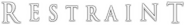 Logo of Restraint image size 1108x147