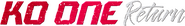Logo of KO One image size 1268x180