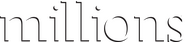 Logo of Millions image size 1913x435