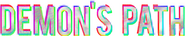 Logo of Demon's Path image size 1276x248