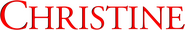Logo of Christine image size 1276x210