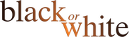 Logo of Black or White image size 783x226