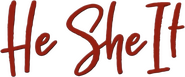 Logo of He She It image size 3450x1438