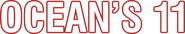 Logo of Ocean's Eleven image size 774x144