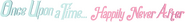 Logo of Once Upon a Time... Happily Never After image size 1276x151