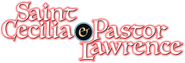 Logo of Saint Cecilia and Pastor Lawrence image size 800x271